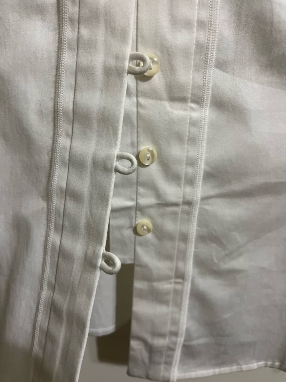 NWT J Jill Women’s White Button Down Shirt Blouse Cotton Preppy 3X Long Sleeves - Picture 2 of 8